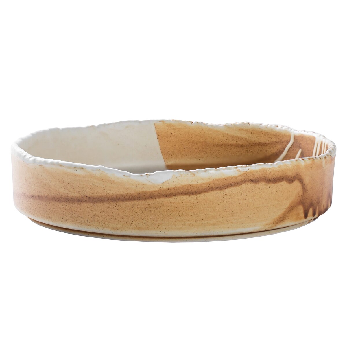 Verlo SAMTO Talerz okrągły płaski 20,5 cm kremowy