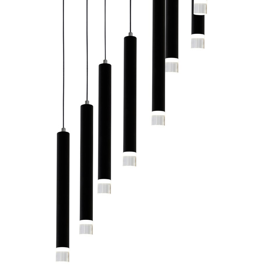 Wisząca LAMPA industrialna CARBON ML6161 Milagro metalowa OPRAWA kaskada LED 12W 4000K ZWIS loftowy czarny