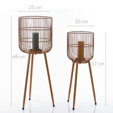 Lampion na nóżkach TRIPPL - 2 szt.