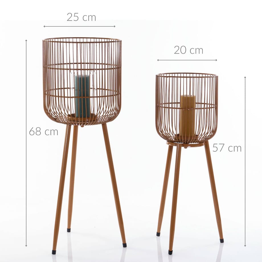 Lampion na nóżkach TRIPPL - 2 szt.