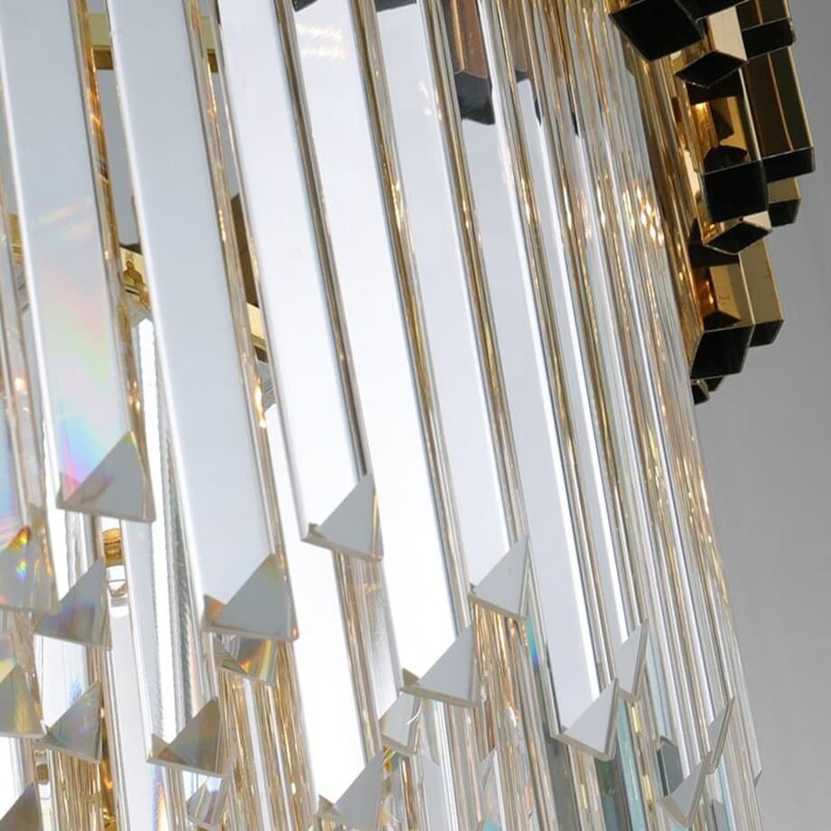 Lampa Sufitowa Wisząca 312355 Złoty, Metal