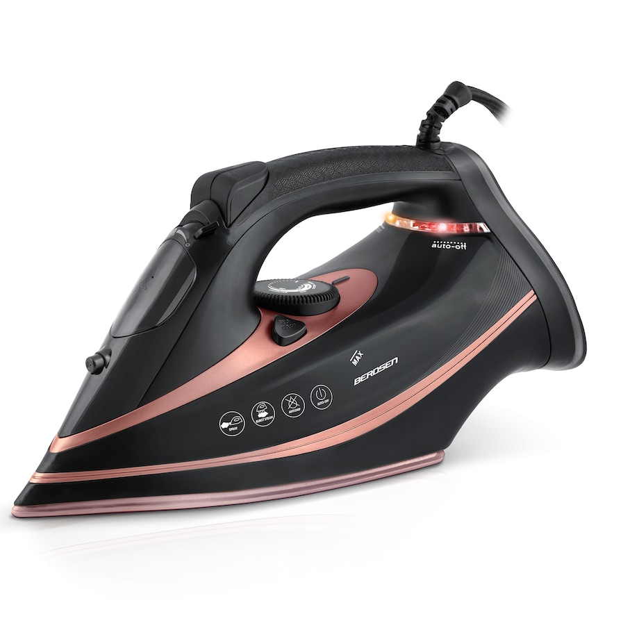 Żelazko parowe 3000W ceramiczna powłoka praca w pionie Berdsen 333200