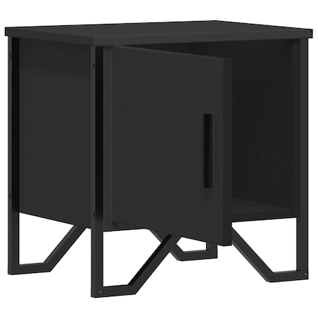 vidaXL Szafki nocne 2 szt. czarne 40x30x40 cm, materiał drewnopochodny