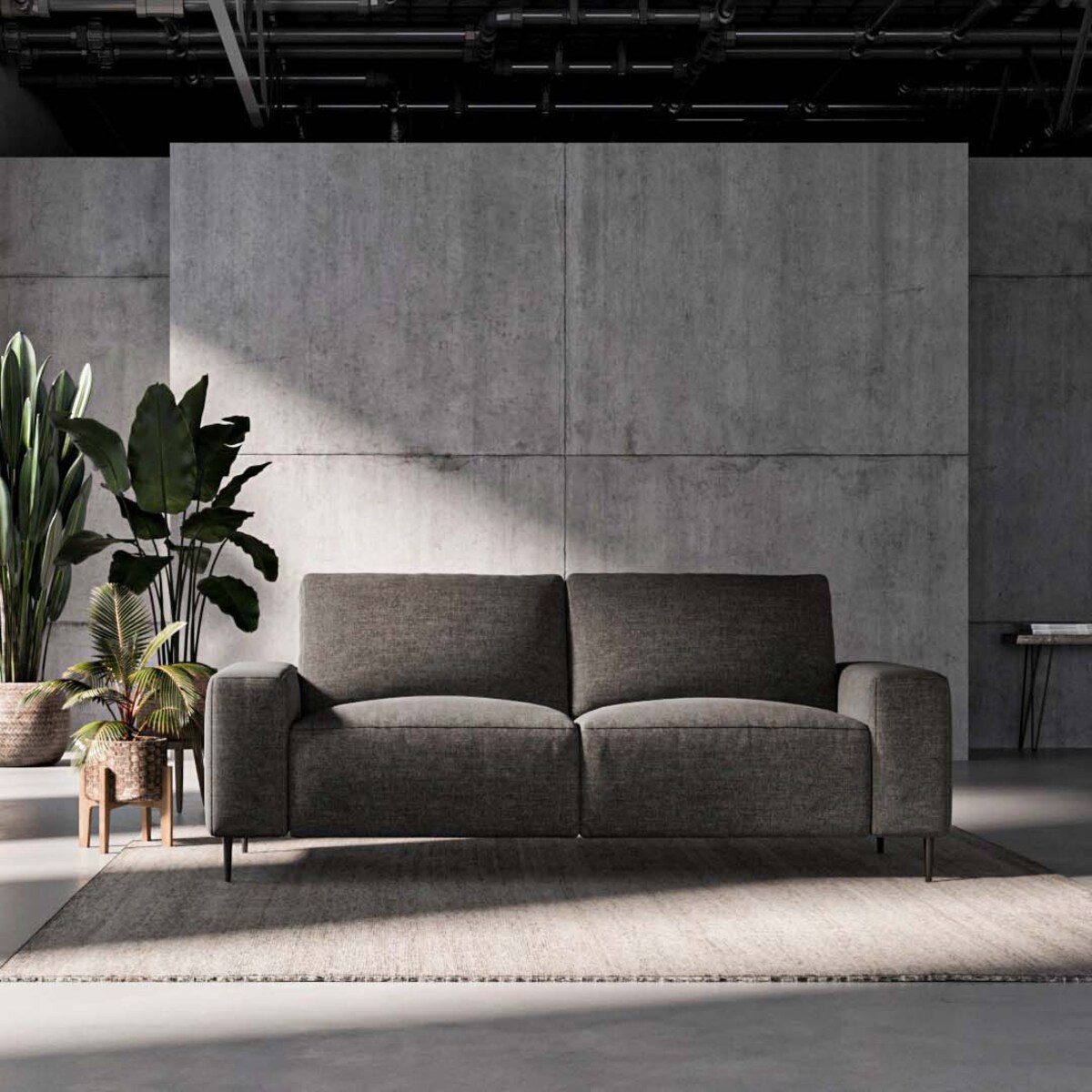 Tendo Sofa 2-osobowa - antracytowa