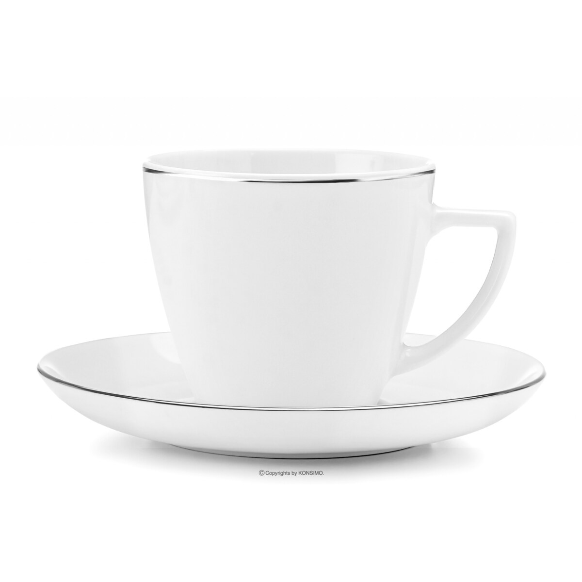 Komplet filiżanek 6os. (12el.) BOSS PLATYNOWA LINIA