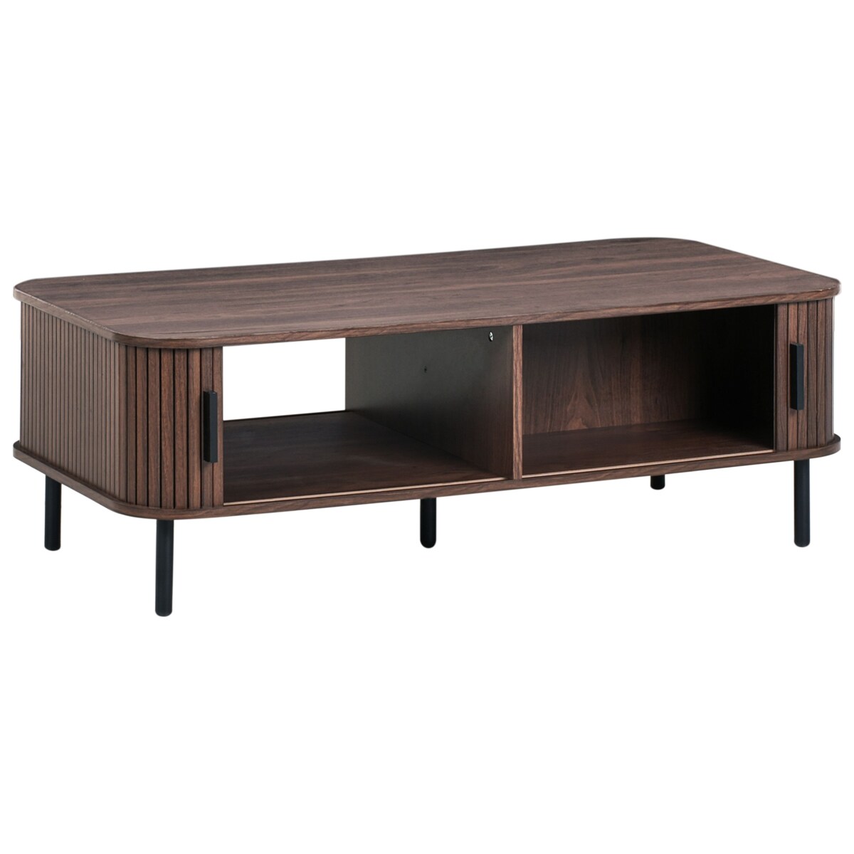 Stolik kawowy BRADLEY Ciemnobrązowy