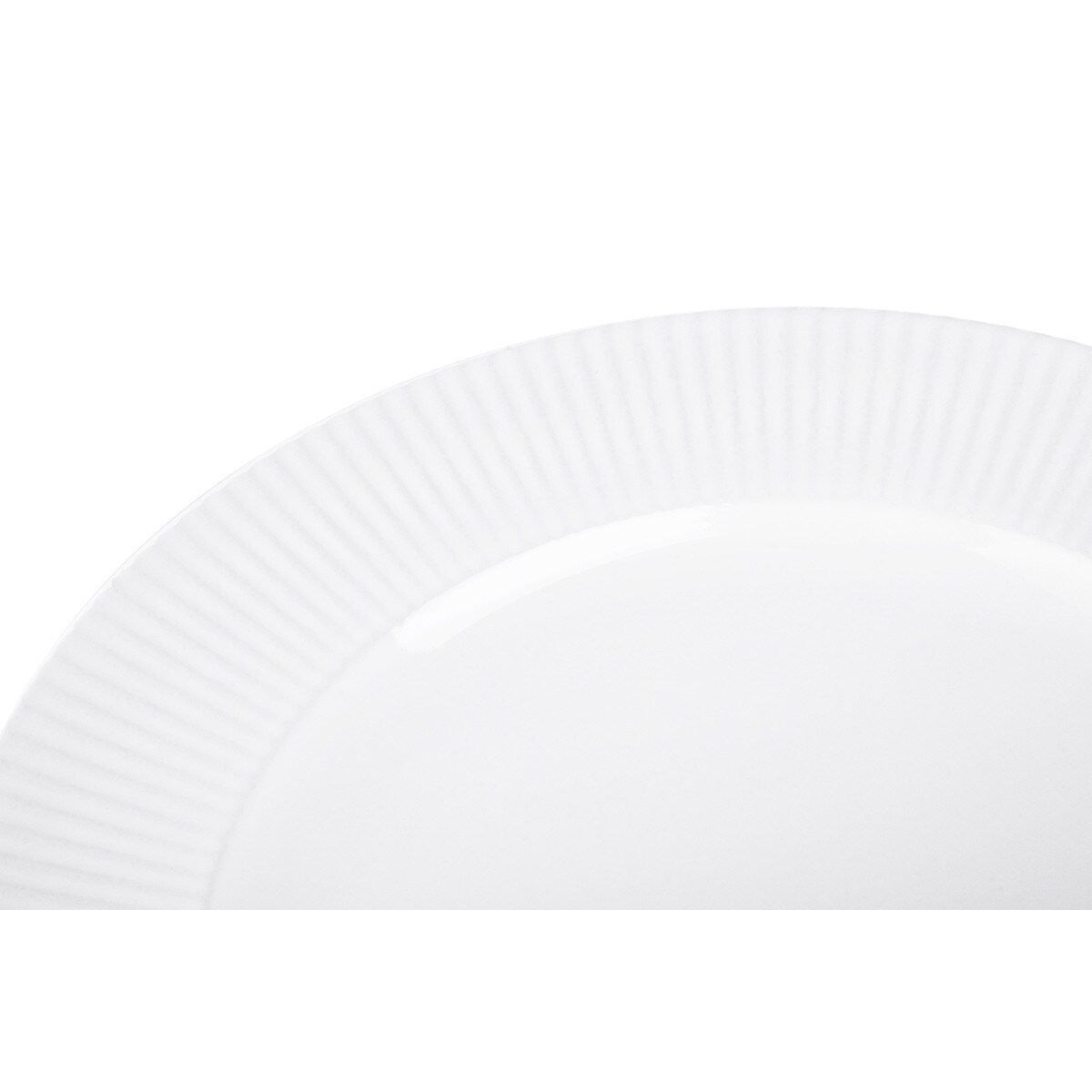 Konsimo LARIS Talerz obiadowy, biały