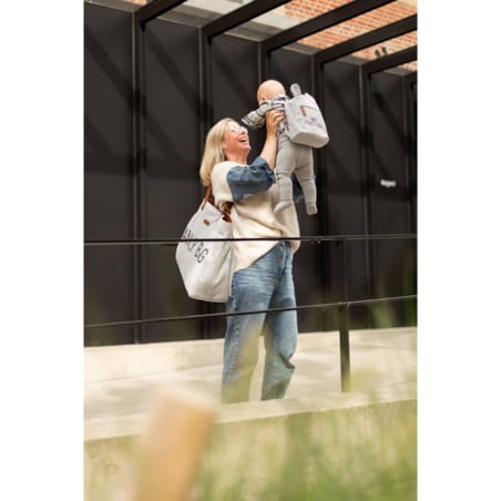 Childhome Plecak dziecięcy My First bag Kanwas Szary