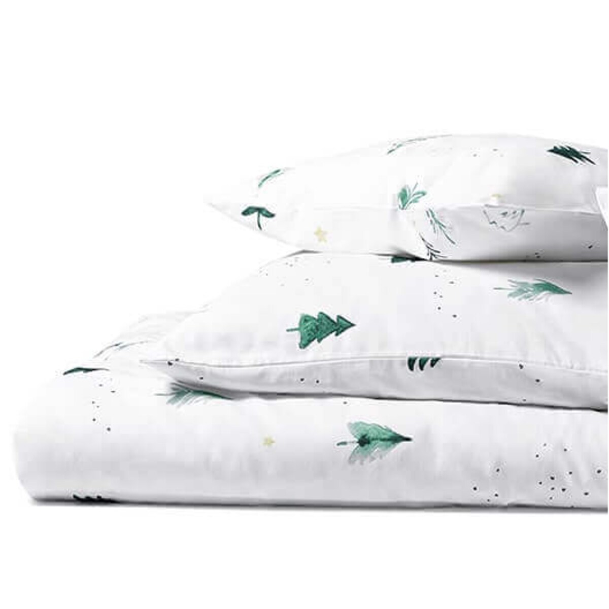 Pościel Choinki 200x200 + 2x 70x80 cm