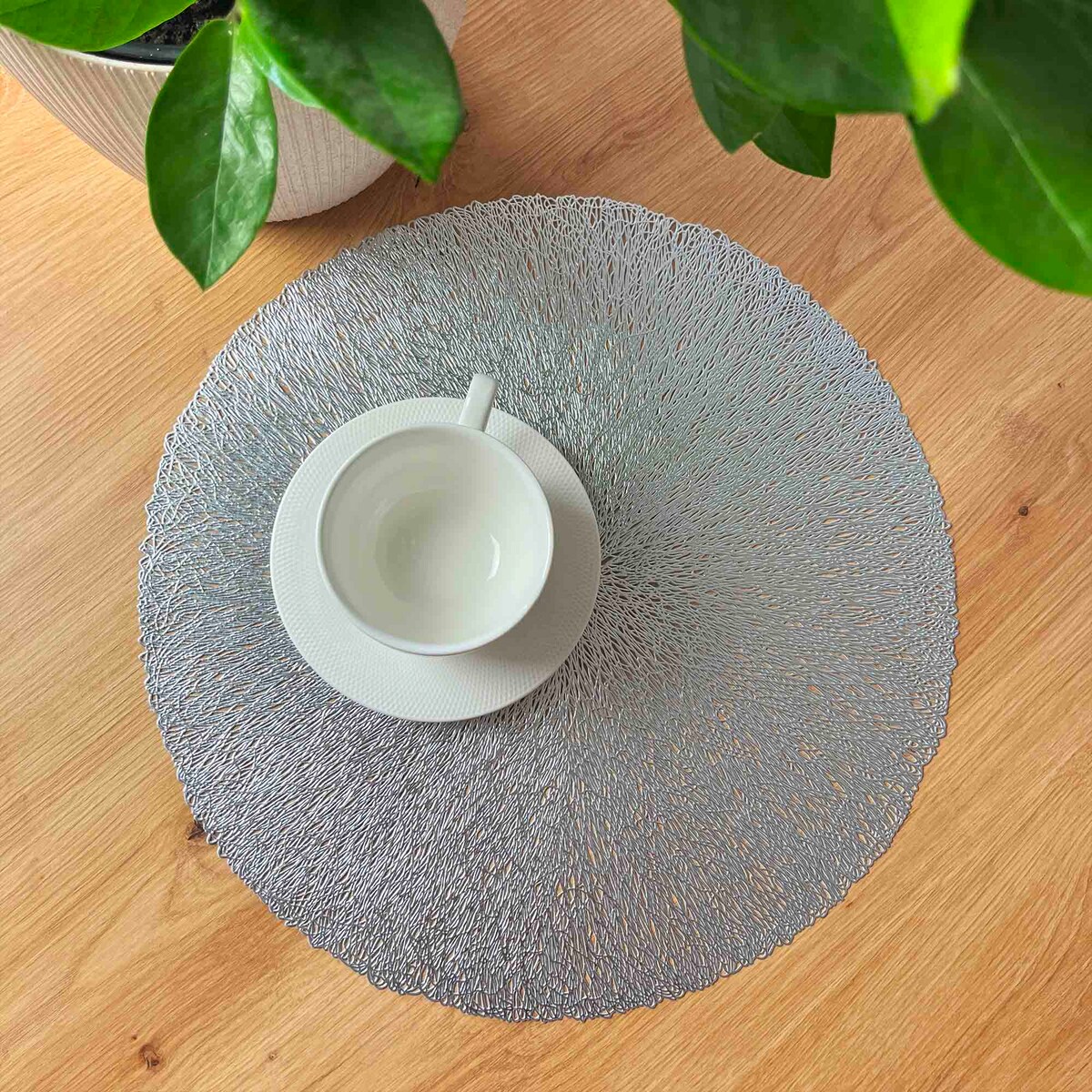 Podkładka Mata Ażurowa Na Stół Okrągła 38 Cm