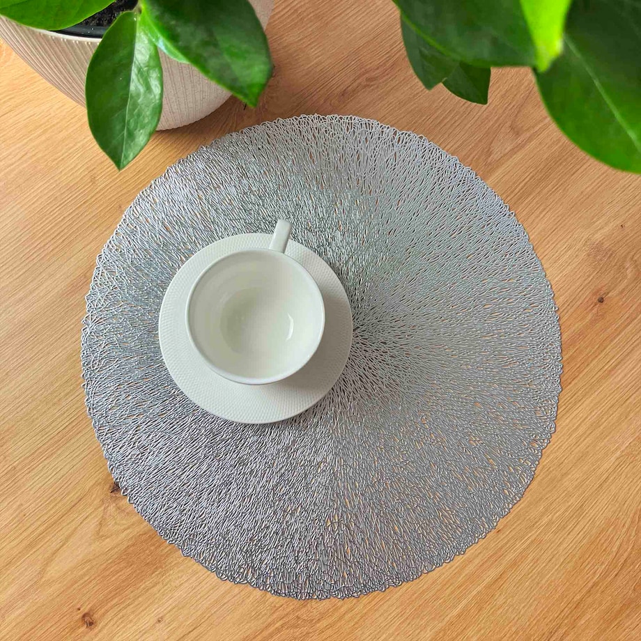 Podkładka Mata Ażurowa Na Stół Okrągła 38 Cm