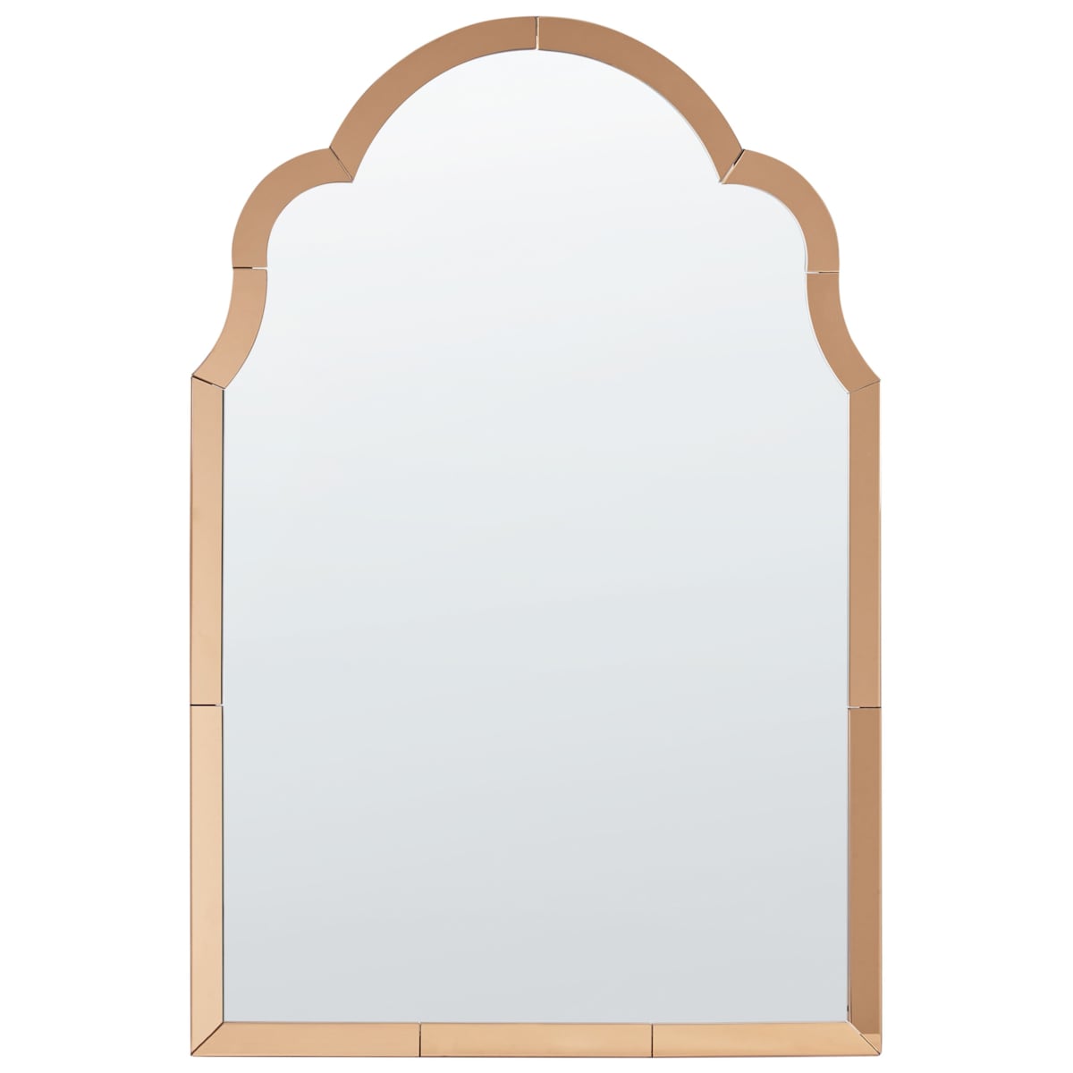 Lustro ścienne NORVILLE Złoty