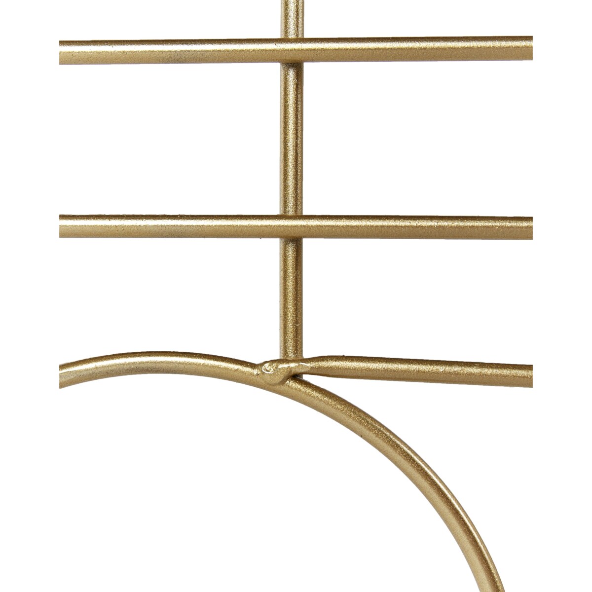 3-panelowy składany parawan pokojowy metalowy 100 x 170 cm złoty TURANIA