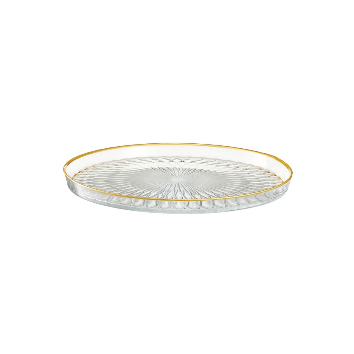 VILLA ITALIA Talerz deserowy szklany 21 cm PLANO