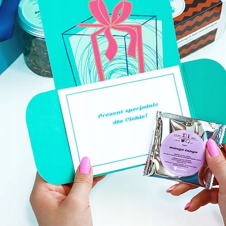 Duża Elegancka torba prezentowa turkusowa na cudowne prezenty gift