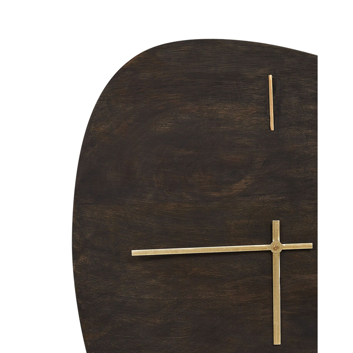 Zegar ścienny 56 x 47 cm czarny LOKTAK