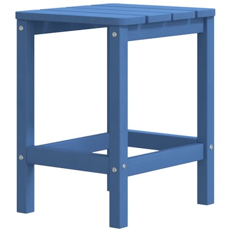 vidaXL Stolik ogrodowy Adirondack, morski błękit, 38x38x46 cm, HDPE
