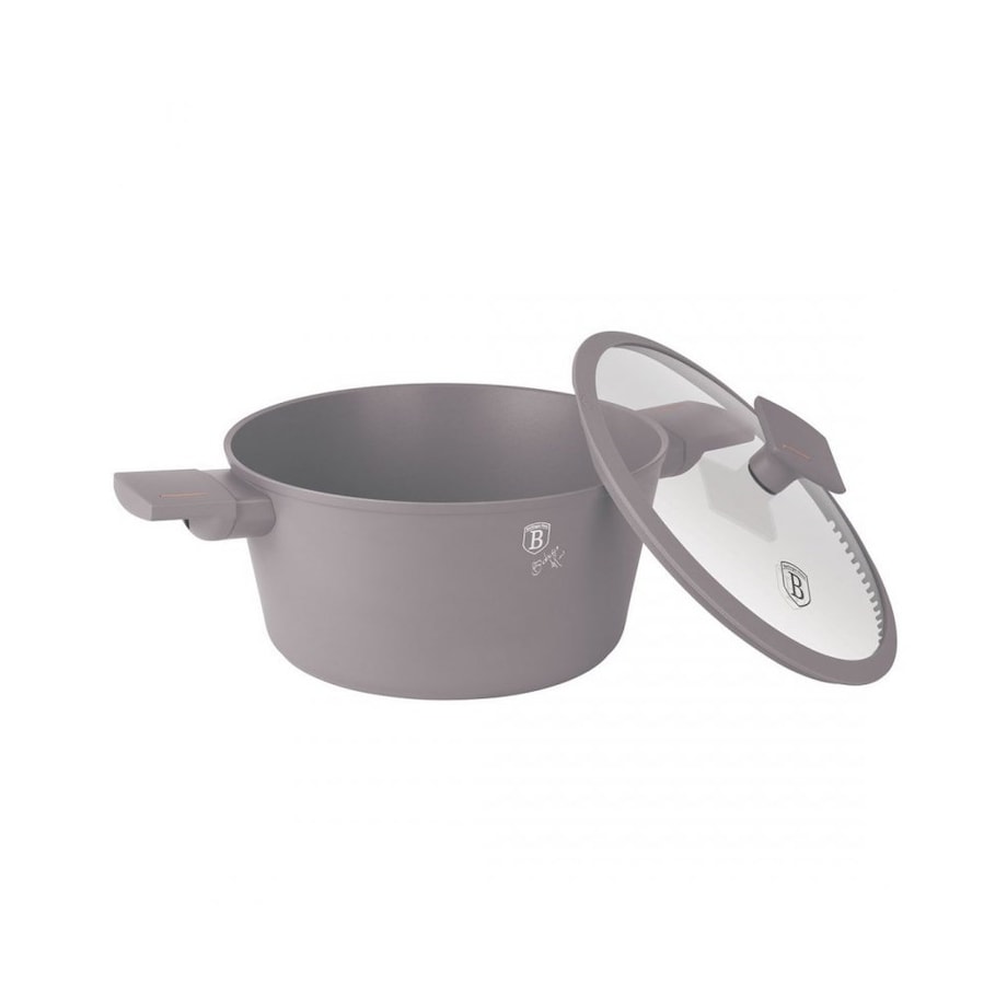 Garnek z pokrywką 30cm BerlingerHaus Taupe BH-8103
