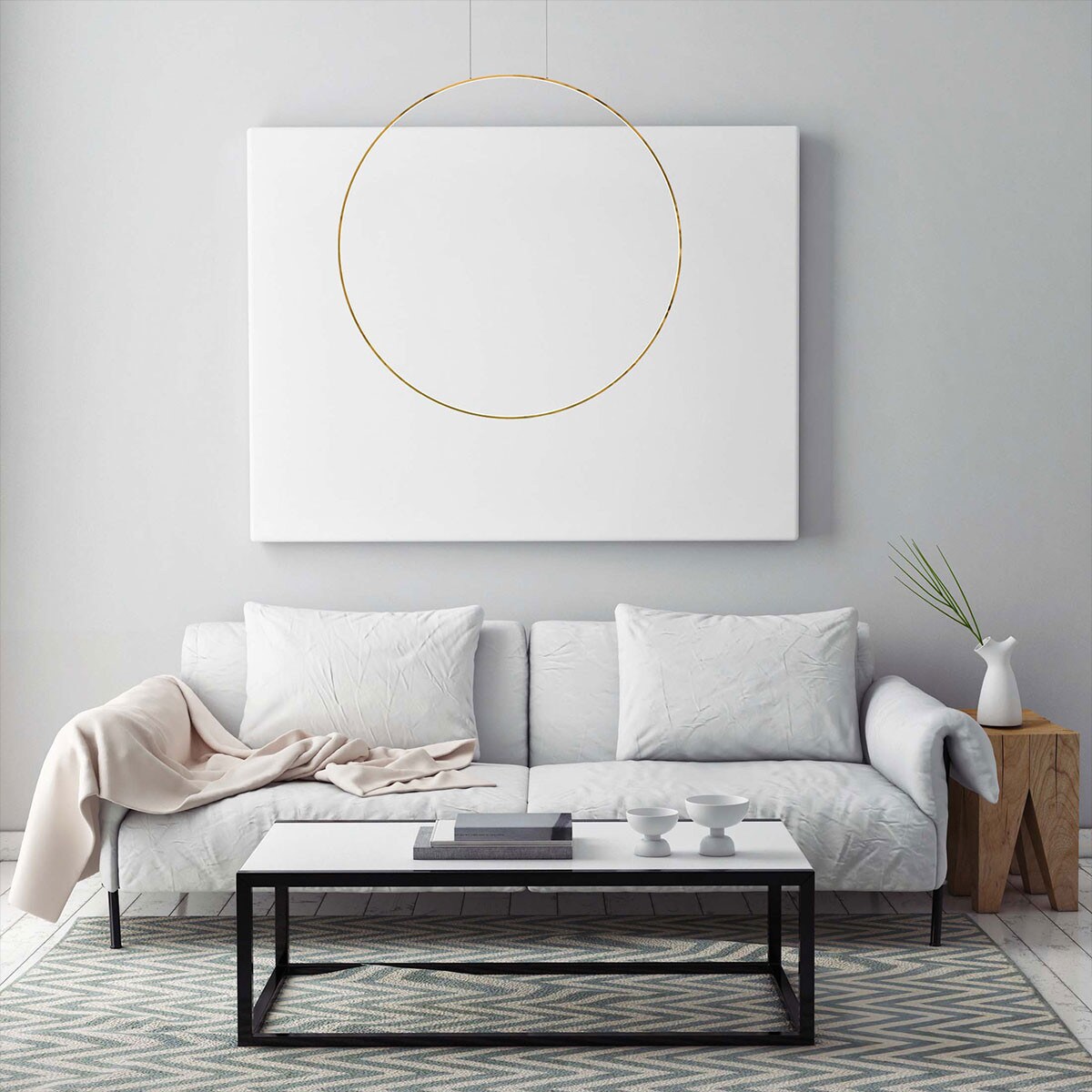 Lampa sufitowa wisząca Light Prestige Mirror złoty LED CCT 3000K/4000K/6000K (regulowana) 1 szt.