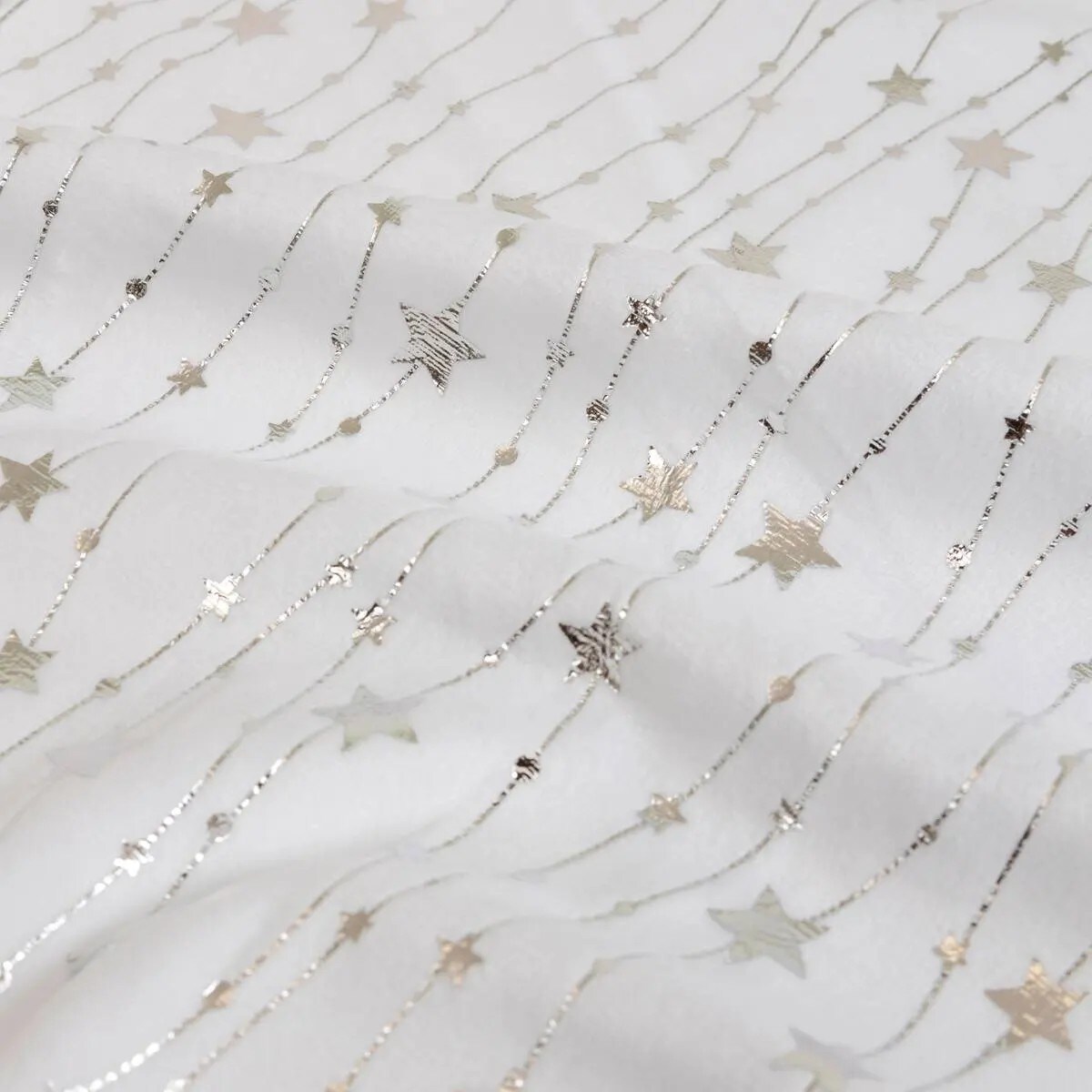 Obrus świąteczny, aksamitny, biały 140x360 cm