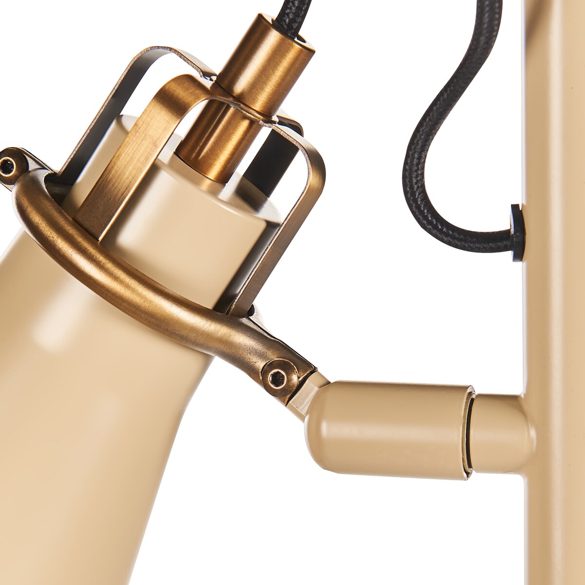 Lampa podłogowa MOYOLA Regulowana Metal Beżowy