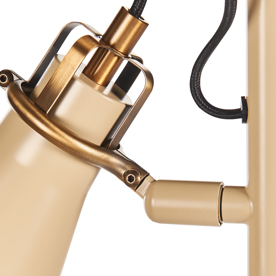 Lampa podłogowa MOYOLA Regulowana Metal Beżowy