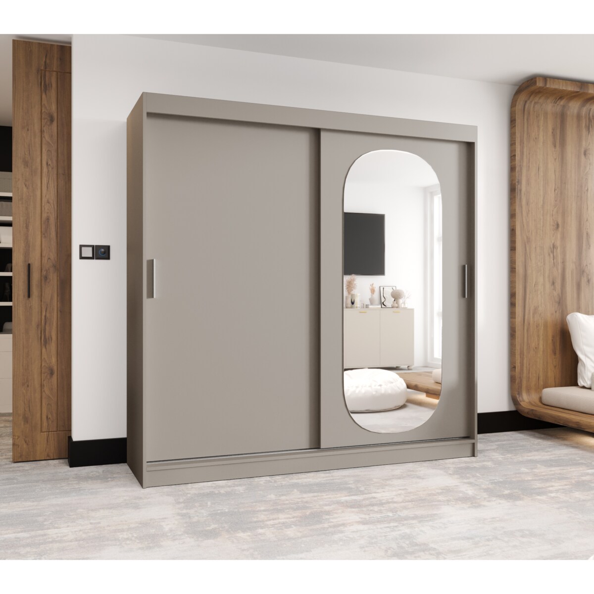 Szafa przesuwna ROYAL 200 kaszmir