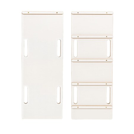 Medium Dream Rocker Naturalne Drewno & Drabinka z Różową Poduszką