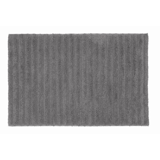 Kleine Wolke Yara Ekologiczny Dywanik łazienkowy ciemny szary 70x120 cm ECO CARE