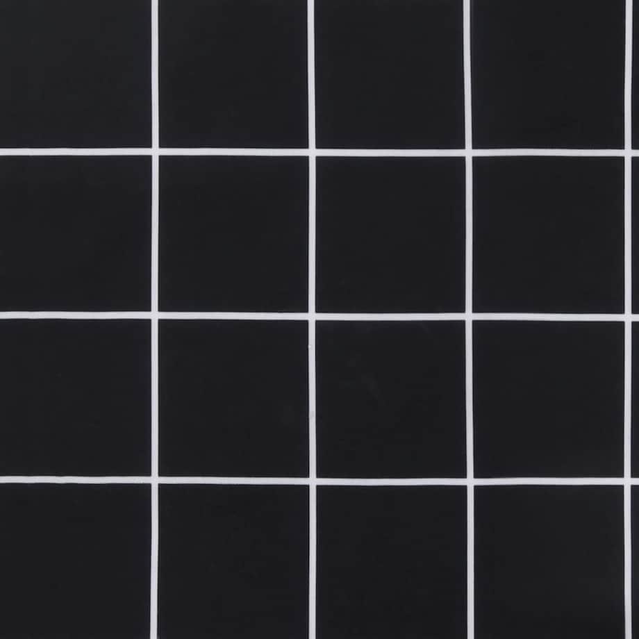 vidaXL Poduszki na palety, 2 szt., czarne w kratę, tkanina