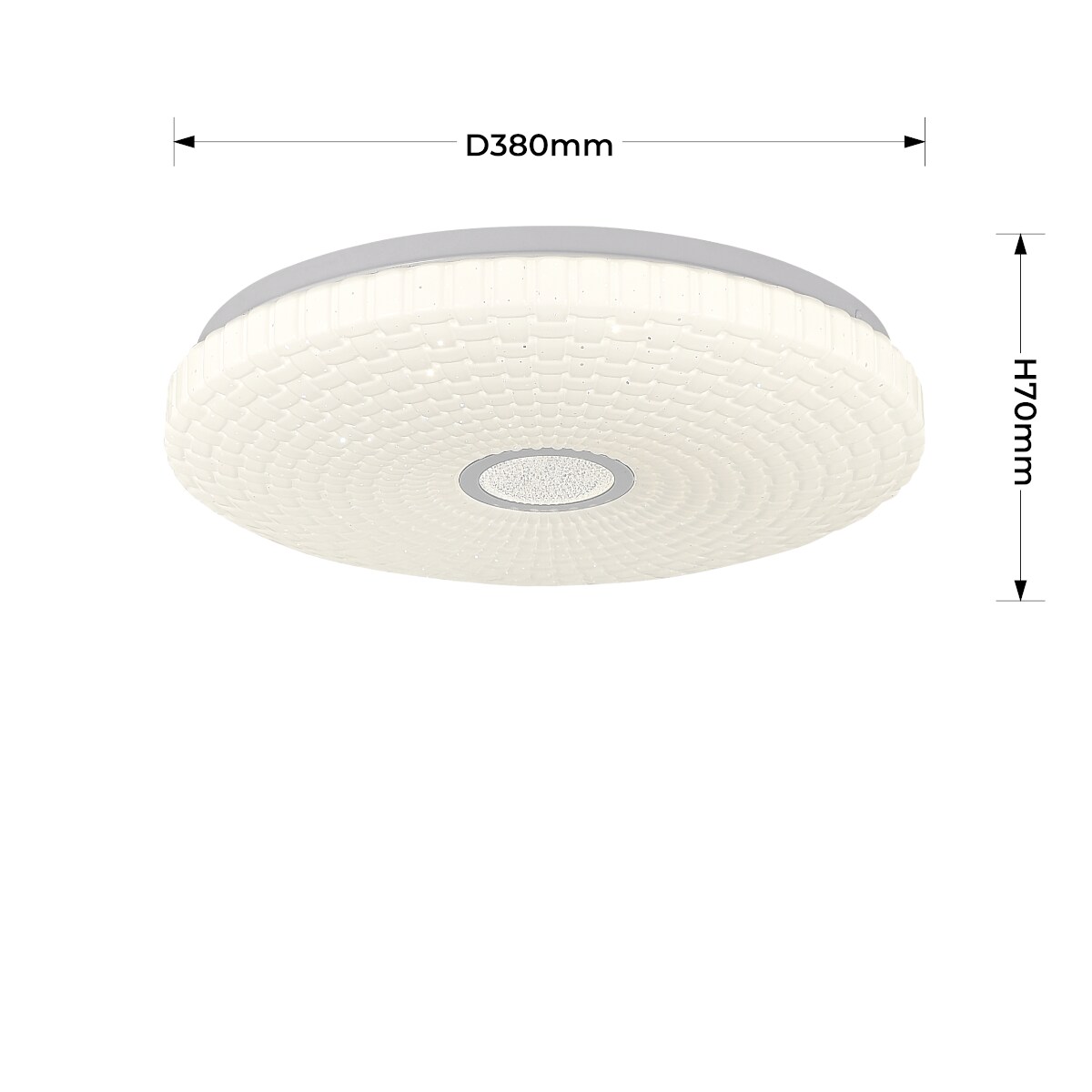 Plafon Light Prestige Solaro biały LED 4000K 1 szt.