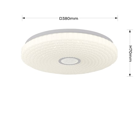 Plafon Light Prestige Solaro biały LED 4000K 1 szt.