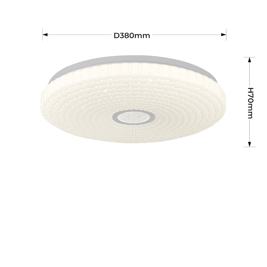 Plafon Light Prestige Solaro biały LED 4000K 1 szt.
