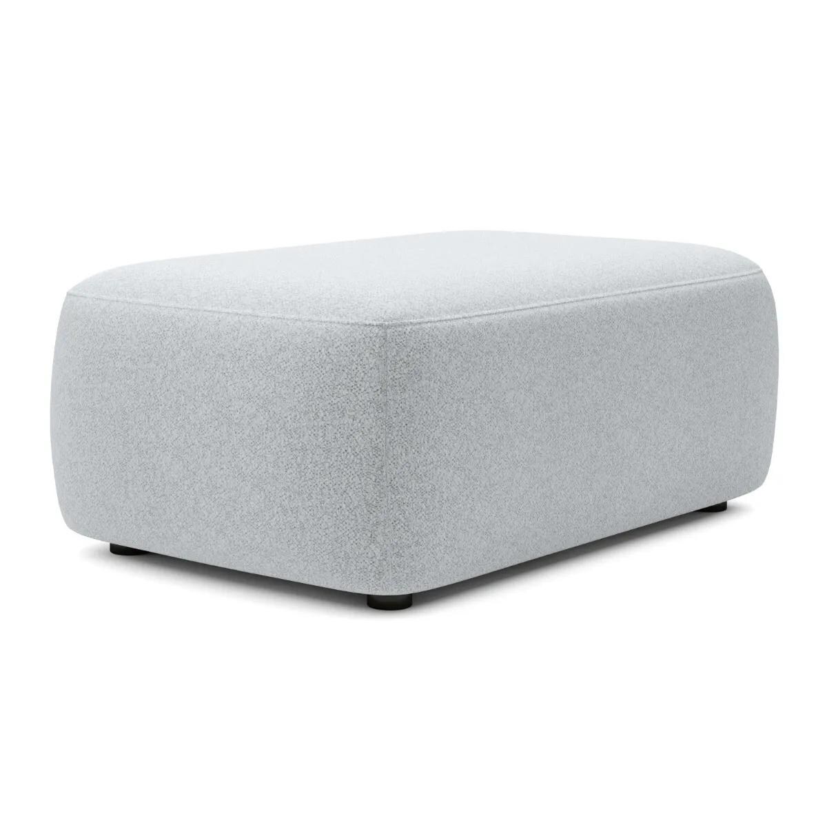 Pufa prostokątna BELLA szara