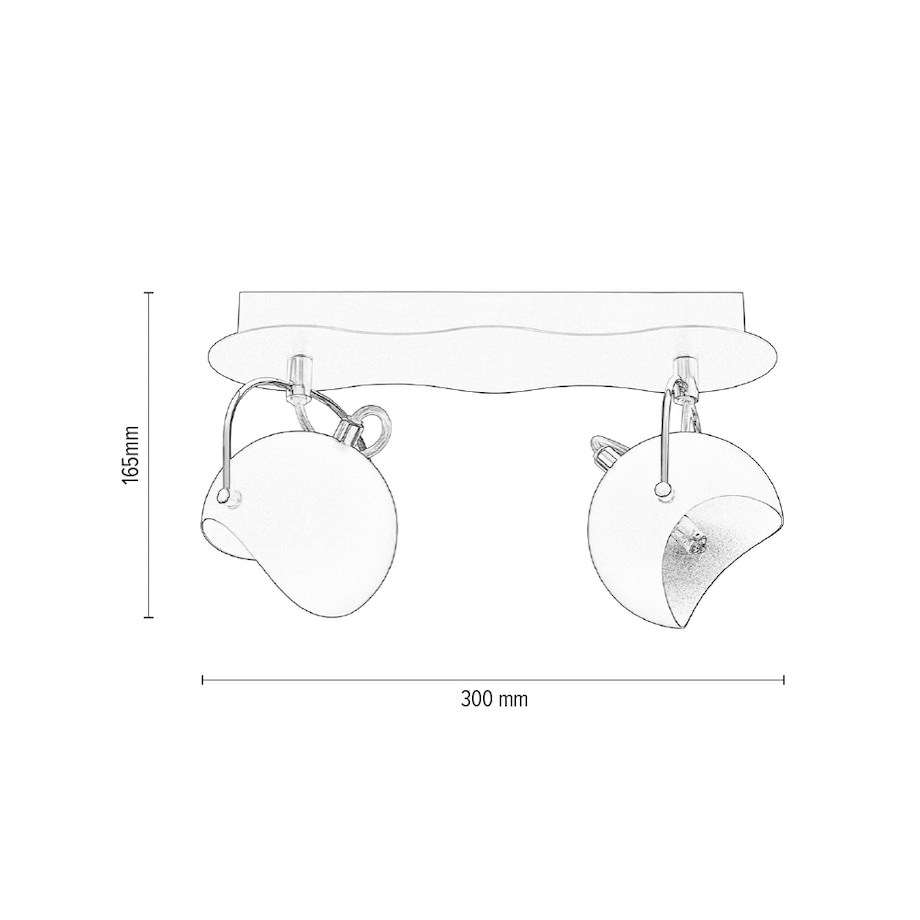 Lampa Sufitowa BRITOP Lighting 2xG9 Max.28W Subtelna Kompozycja Czerni i Złota, Polski Producent, 1 szt.