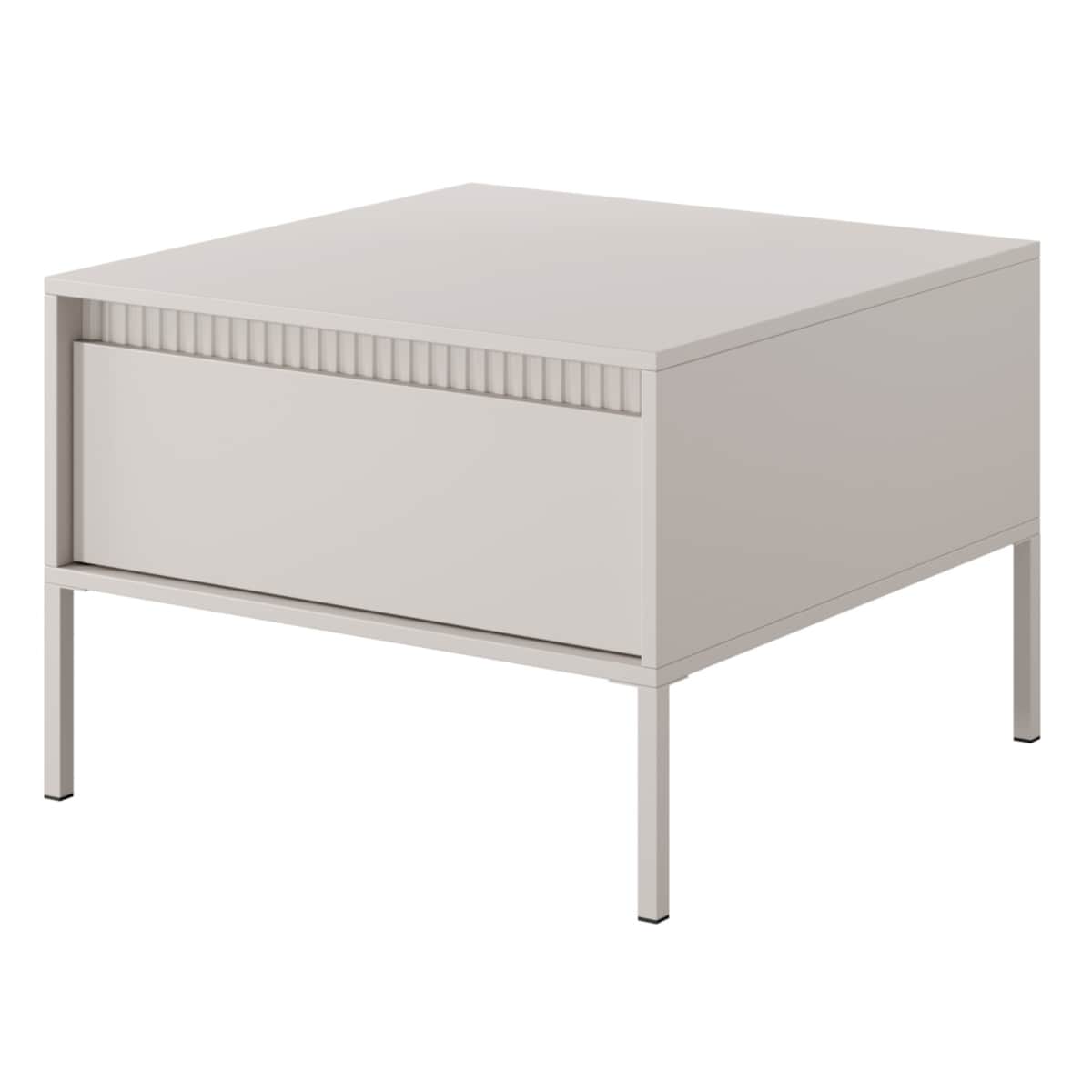 Stolik kawowy 1S ENSO beżowy na stylowych nóżkach