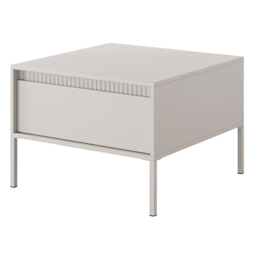 Stolik kawowy 1S ENSO beżowy na stylowych nóżkach