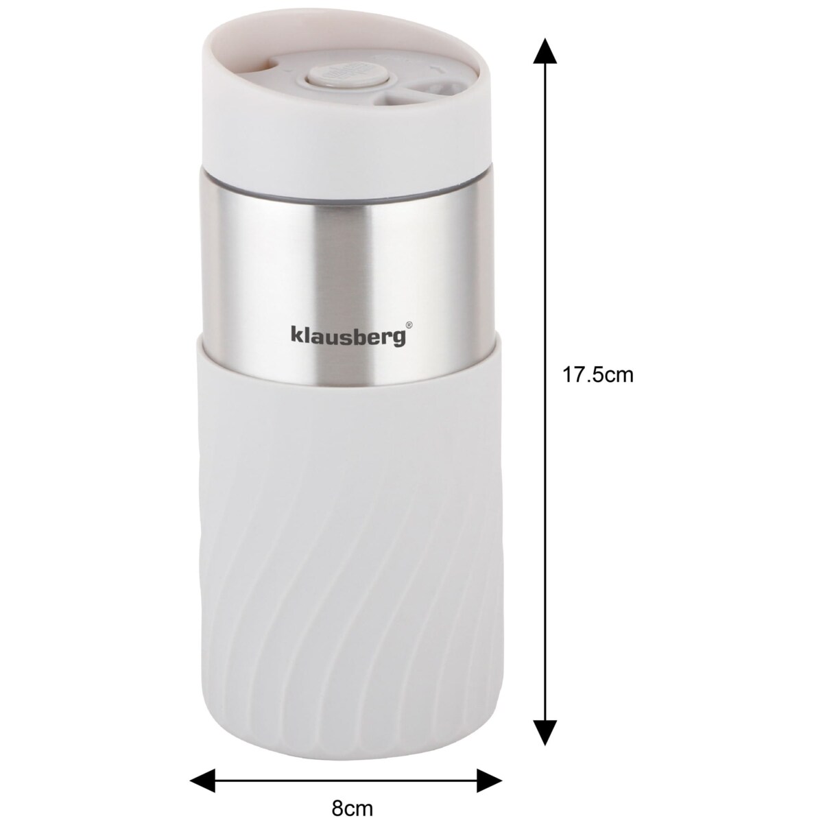 Kubek termiczny 300ml KLAUSBERG beżowy