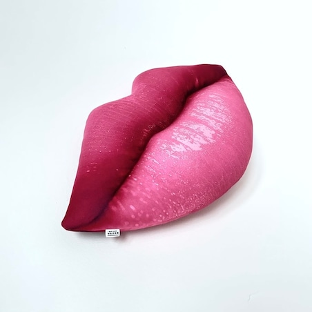 Poduszka duże Usta różowe