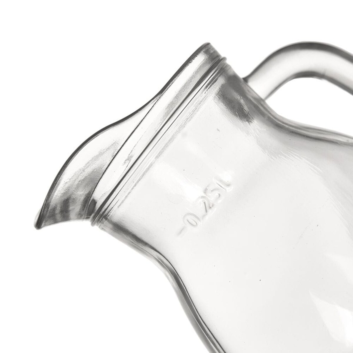 Dzbanek Szklany do Wody Soku Lemoniady Napojów z Uchwytem 300 ml Poręczny