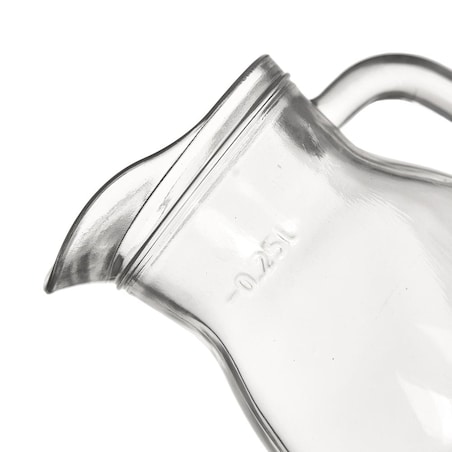 Dzbanek Szklany do Wody Soku Lemoniady Napojów z Uchwytem 300 ml Poręczny