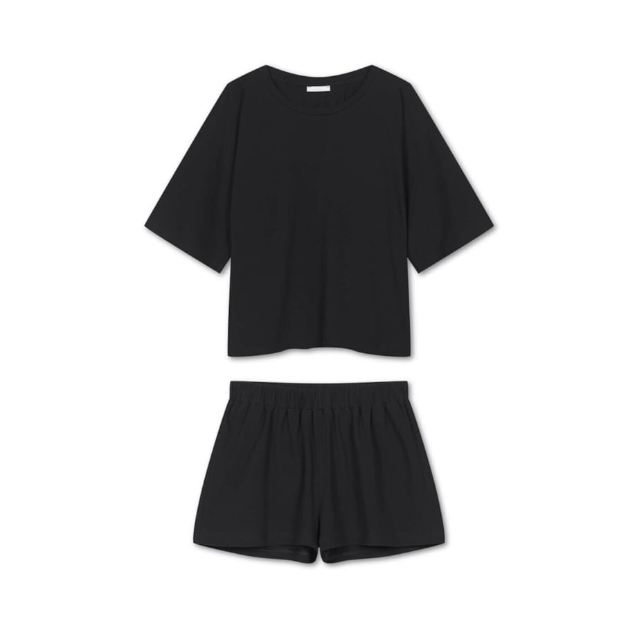 Piżama krótka day&night czarna M/L