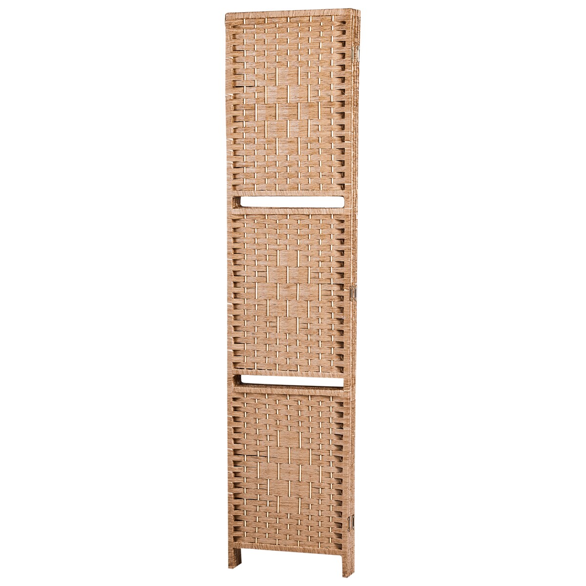 4-panelowy parawan pokojowy TRAFOI Brązowy 158 cm 170 cm