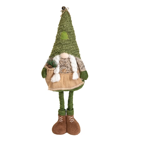 Skrzat Dziewczynka ŚWIĄTECZNY gnom LEŚNY na święta KRASNAL dekoracja JUMI