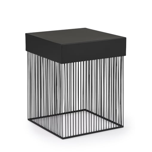 BIZZOTTO stolik kawowy YASLINE 40x40 czarny