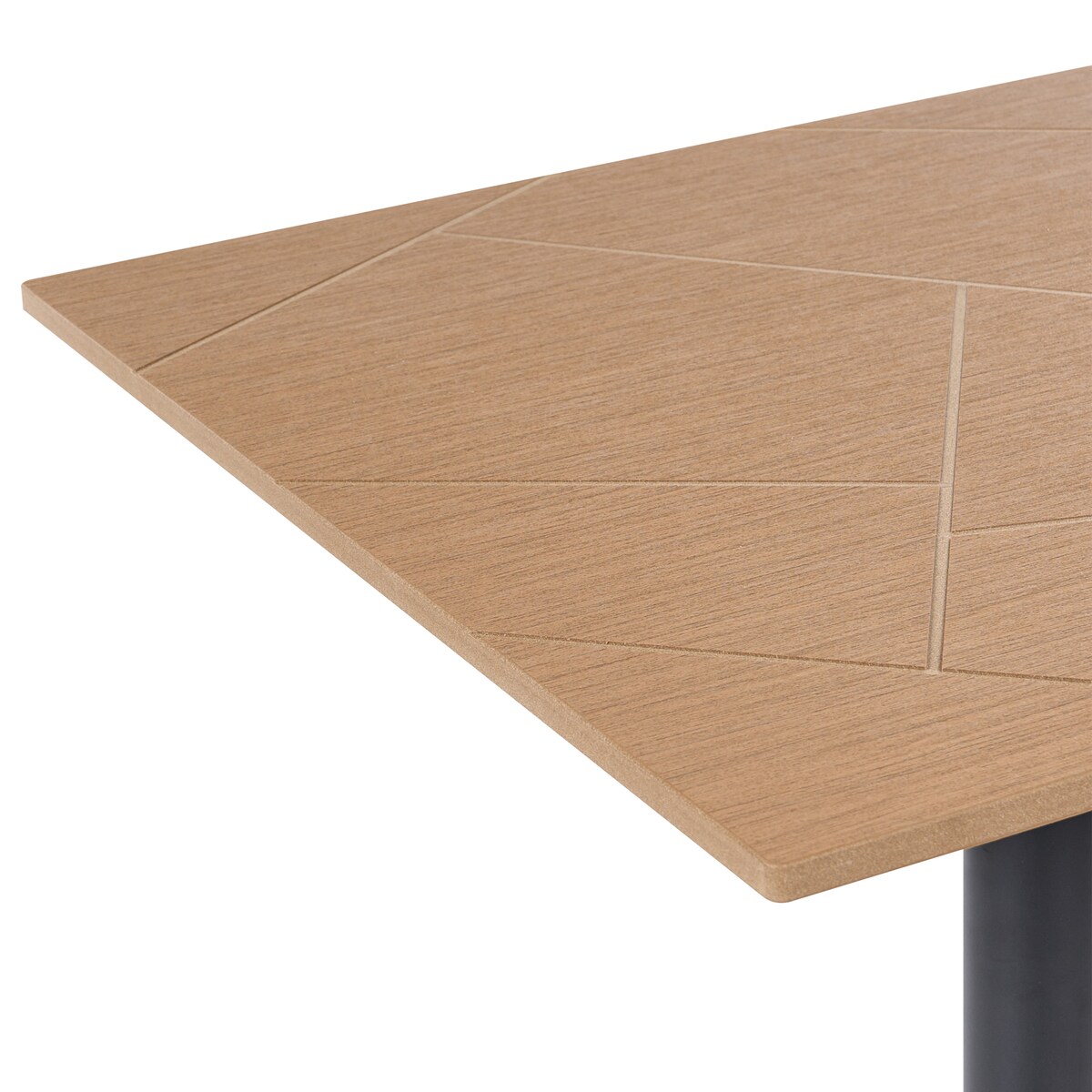 Stolik bistro STINTINO 60 cm 60 cm Metal Czarny