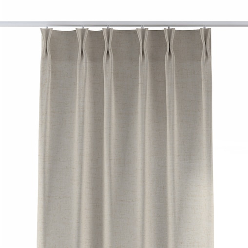 Zasłona na haczykach flex podwójnych 130x260 beżowy