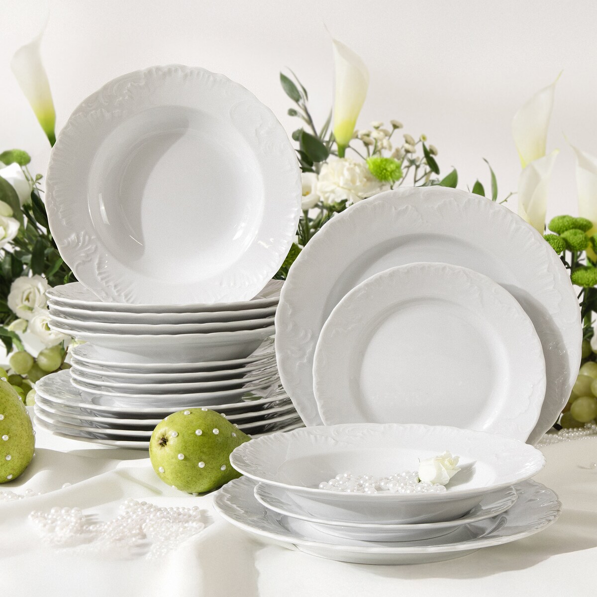 Konsimo ROCOCO MARIA Serwis obiadowy 6 os. (18 el.)