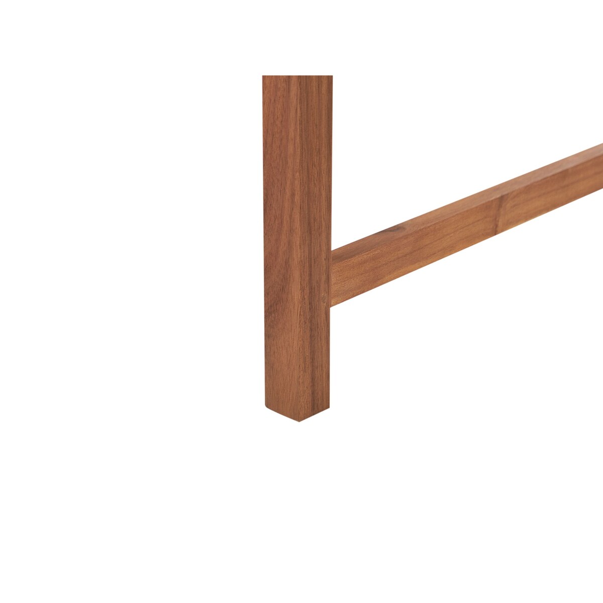 Ławka ogrodowa drewniana 180 cm poducha Beliani