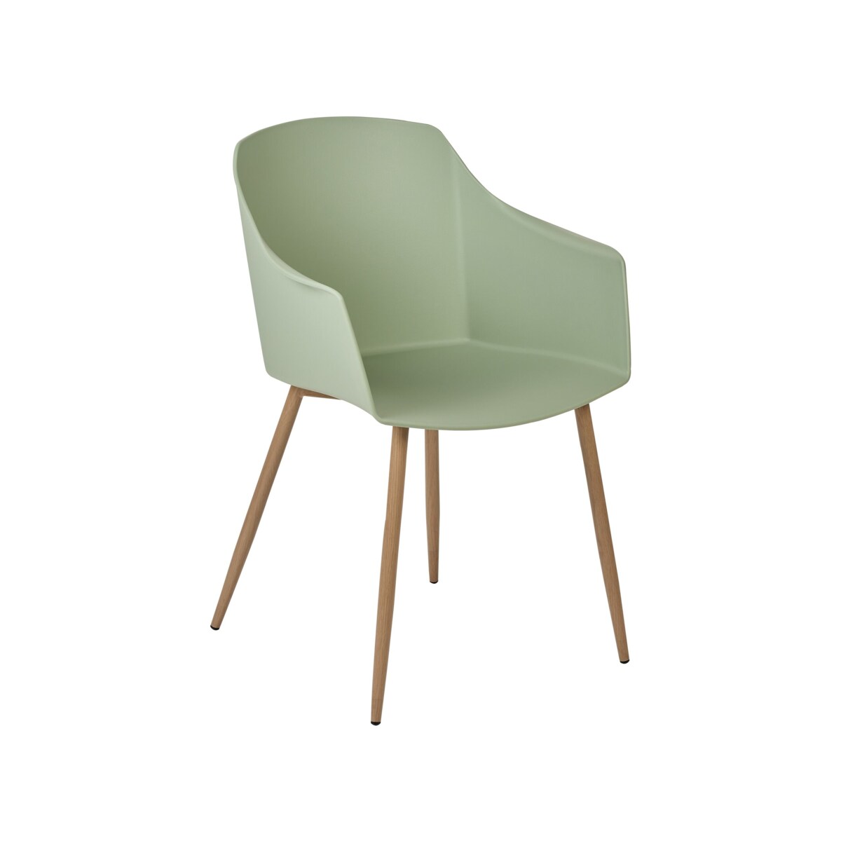 Zestaw 2 krzeseł do jadalni jasnozielony FONDA II